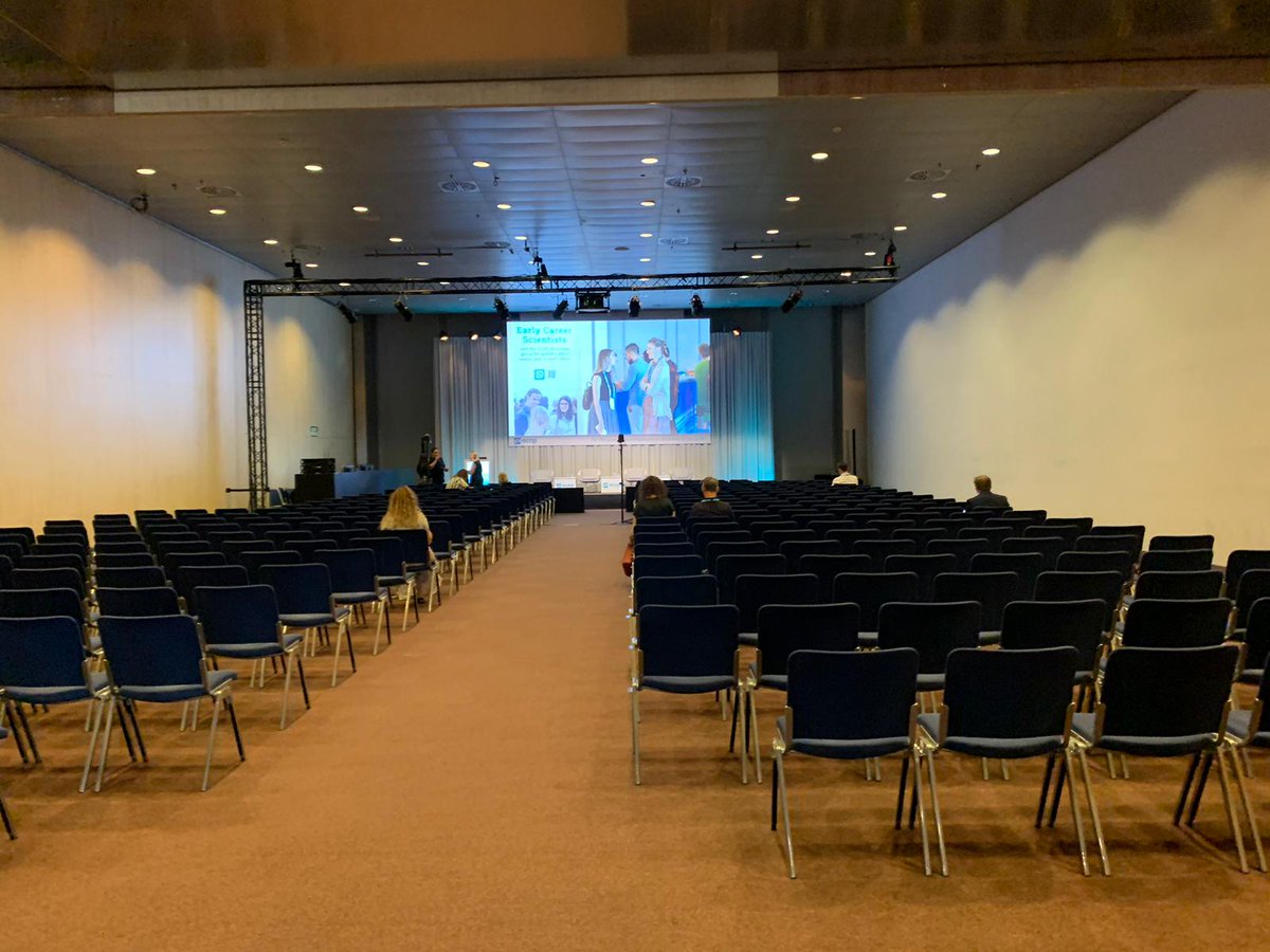 Two adjacent rooms <a href="/ECNPtweets/">ECNP</a> right now.
Left: "New Frontiers in Psychedelics" (great session btw!)
Right: "Best Negative Data Prize in Clinical Neuroscience"
Something is very wrong with the system when people just stop caring about what's wrong with the system.