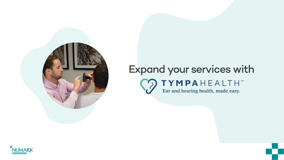 Unlock the potential of ear and hearing health with TympaHealth! Introduce a hassle-free 30-minute service at your pharmacy that includes comprehensive ear examinations, advanced wax removal, and hearing checks.

Find out more about TympaHealth’s at: 
numarknet.com/member-benefit…