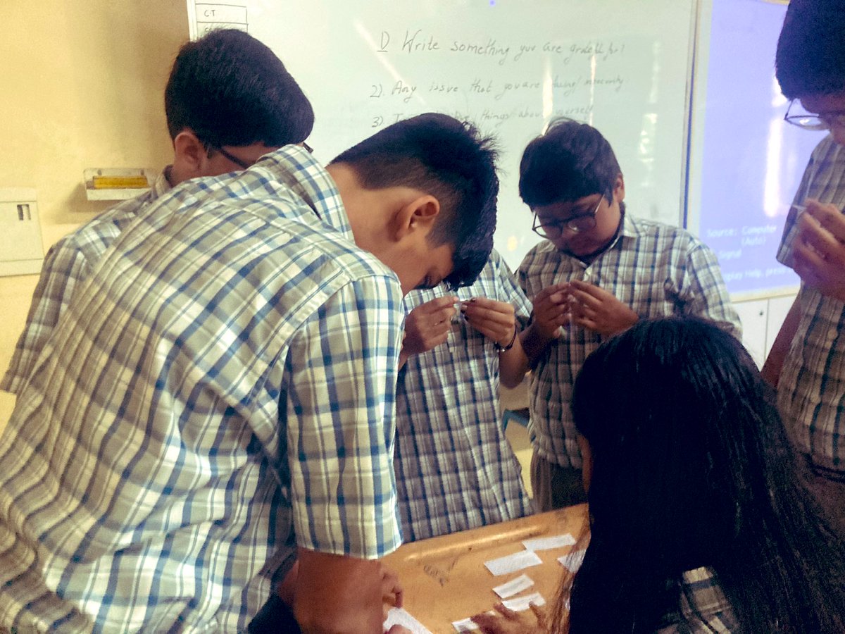 sumedhagp's tweet photo. Today in IX A #AIS,  we shattered stigmas and debunked myths through engaging videos &amp; activities regarding mental health. 🎥Ss also embraced gratitude and self-reflection on paper, nurturing their emotional well-being.
@ashokkp @y_sanjay @pntduggal @kandhari_ekta @TarannumBhasin https://t.co/G1BpFYbGZT