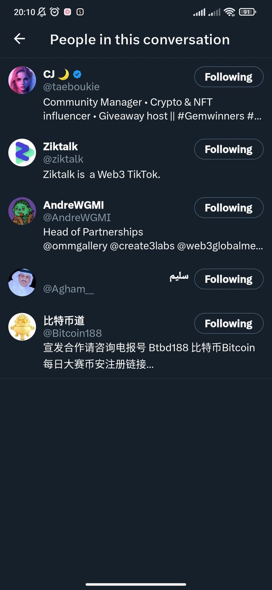 lavenderwins's tweet photo. @taeboukie @Dukane_Studio @Bitcoin188 @AndreWGMI @ziktalk Done

#lavwins23OCT50 https://t.co/zBB5aaOq3v
