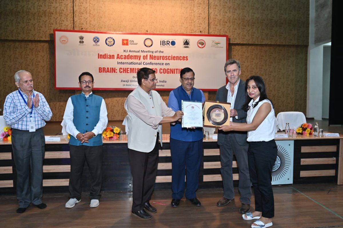 Manipal School of Life Sciences (@msls_mahe) on Twitter photo Join us in congratulating Dr. Gireesh Gangadharan's (<a href="/Gireeeshh/">Gireesh Gangadharan</a>) team from MSLS, #MAHE_Manipal, Ms Apoorva BS, <a href="/IndiaDST/">DSTIndia</a> INSPIRE Fellow for winning DM Kar prize for the best oral presentation at the annual meeting of the <a href="/IndAcadNeurosci/">Ind. Acad. Neurosci.</a> which was held in Gwalior
#Neuroscience Join us in congratulating Dr. Gireesh Gangadharan's (<a href="/Gireeeshh/">Gireesh Gangadharan</a>) team from MSLS, #MAHE_Manipal, Ms Apoorva BS, <a href="/IndiaDST/">DSTIndia</a> INSPIRE Fellow for winning DM Kar prize for the best oral presentation at the annual meeting of the <a href="/IndAcadNeurosci/">Ind. Acad. Neurosci.</a> which was held in Gwalior
#Neuroscience