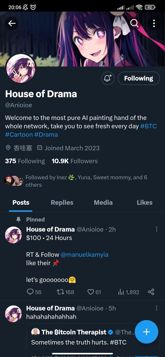 lavenderwins's tweet photo. @Crypto_Lailaa @Anioioe Done
#lavwins23OCT40 https://t.co/aKEh2W94oP