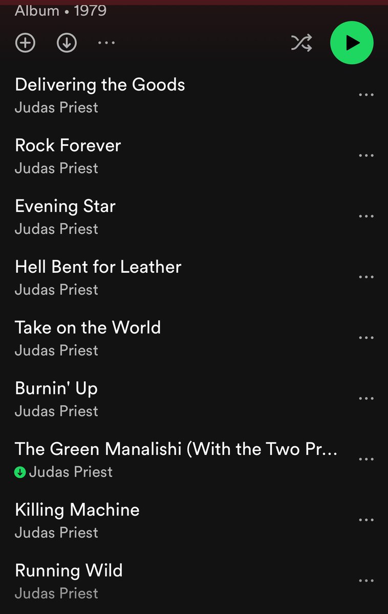 PilloleCult's tweet image. #killingmachine came out today, in 1979.
Seminal album that followed the excellent Stained Class.
Read the titles (above all Hell bent for leather and the splendid cover of The green manalishi)…
#judaspriest, a guarantee 🤟🏻

(And my first metal concert, 1988).

@pilloledirock