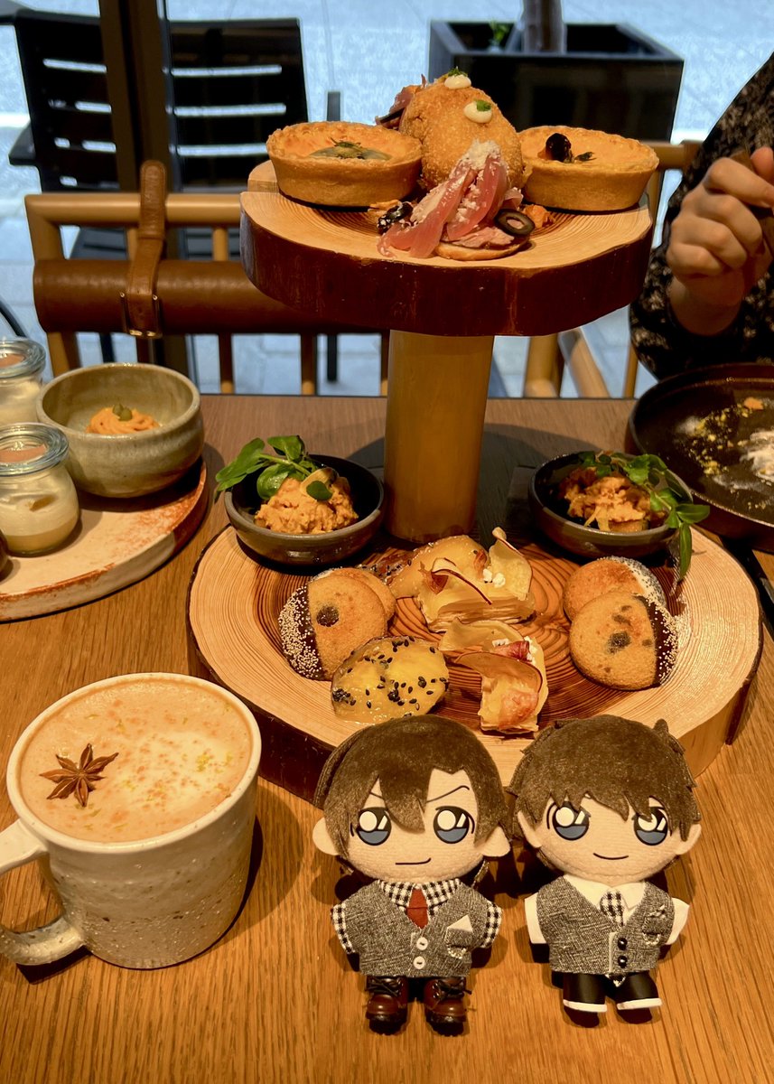 hello_nuichan's tweet photo. 友人とヌン茶してきたやつ🍠🌰🎃
おなかいっぱいおいしかったー！ https://t.co/XiZTgttPDW
