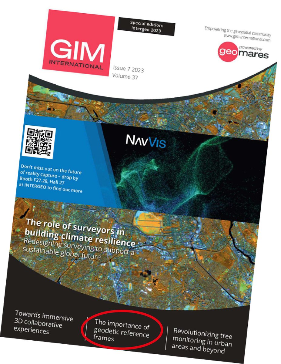 DGFI-TUM (@dgfitum) on Twitter photo GIM International (<a href="/gim_intl/">GIM International</a>) highlights "The importance of geodetic reference frames: A uniform basis to tackle current and future challenges" in its latest issue (7/2023, pp. 43-45): gim-international.com/magazines/gim-….
#ITRF #DTRF2020 #Geodesy GIM International (<a href="/gim_intl/">GIM International</a>) highlights "The importance of geodetic reference frames: A uniform basis to tackle current and future challenges" in its latest issue (7/2023, pp. 43-45): gim-international.com/magazines/gim-….
#ITRF #DTRF2020 #Geodesy
