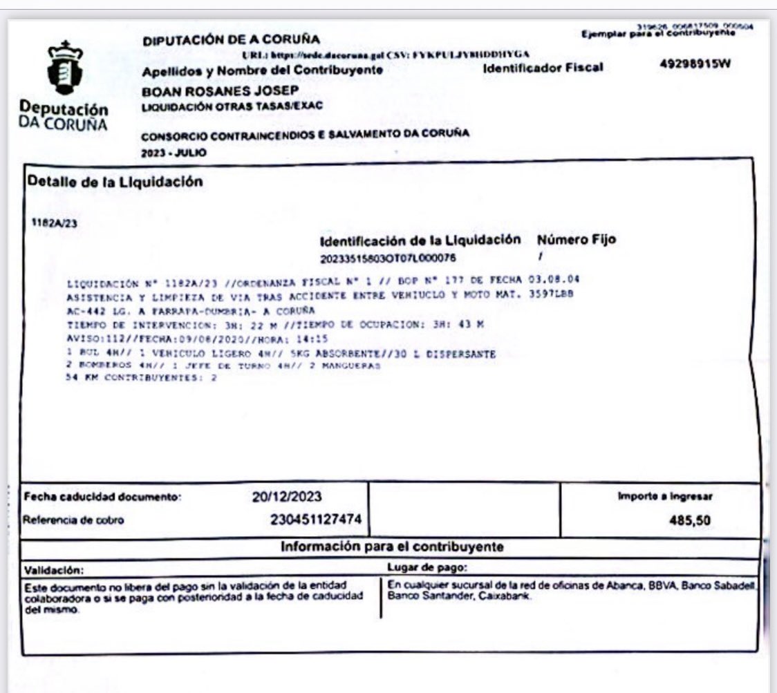 La burocràcia pot ser molt cruel. La Diputació d’A Coruña reclama 485’5€ a Josep Boan Rosanes, un motorista de BCN de 20 anys que va morir envestit pel conductor d’un cotxe que anava a 130 kms/h en una via local el 9 d’agost 2020. És la factura de la neteja de via i dels bombers