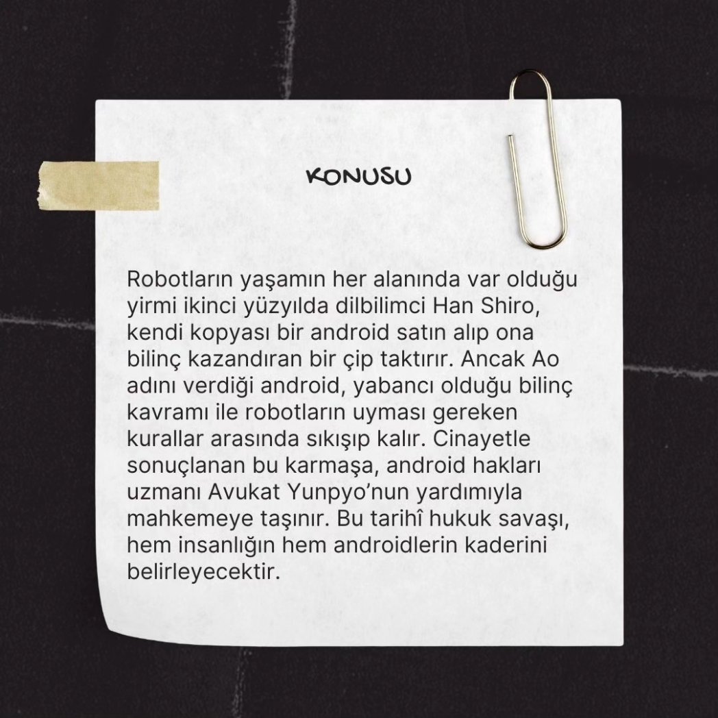 Nefes kesen distopya romanı İnsan Mahkemesi, özel ayracıyla birlikte kitapyurdu.com’da satışta! #SaltOkur

kitapyurdu.com/kitap/insan-ma…