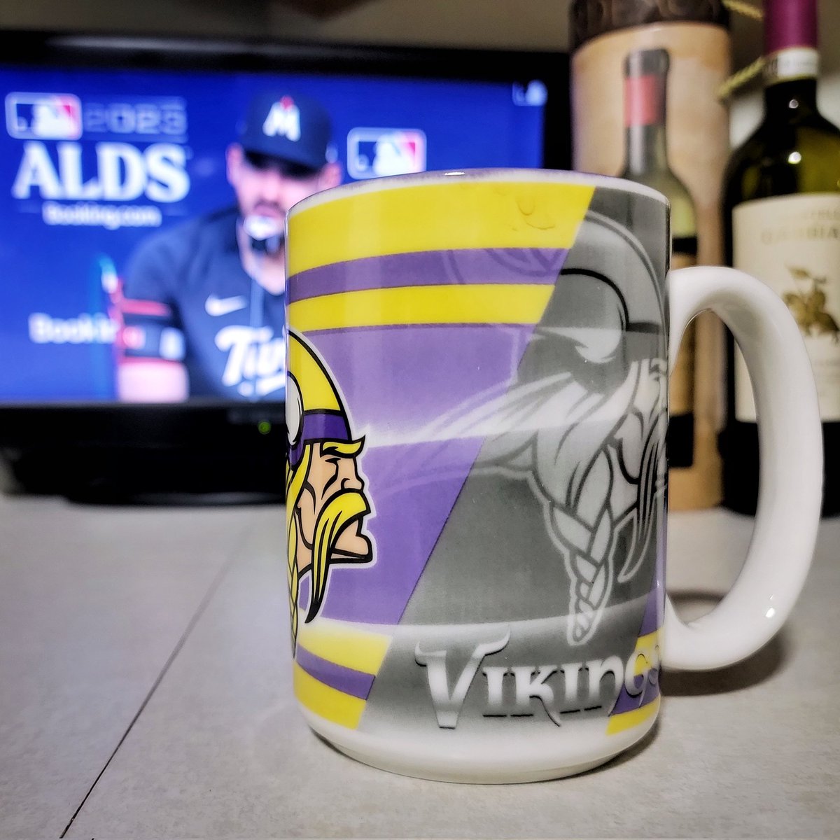 Still having my morning coffee in my <a href="/Vikings/">Minnesota Vikings</a> mug...but after yesterdays game, there might or might not be a little something else in it. 😒