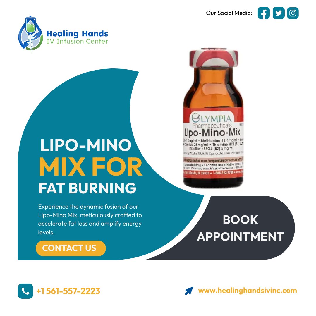 Lipo-Mino-Mix is our #1 selling weight loss blend to help effortlessly burn fat, increase energy, and support your weight loss journey.

Bookings: 📞 +1 561-557-2223

#weightloss #lipomino #lipominomix #fatburning #weightloss #healthandwellness #healthyliving