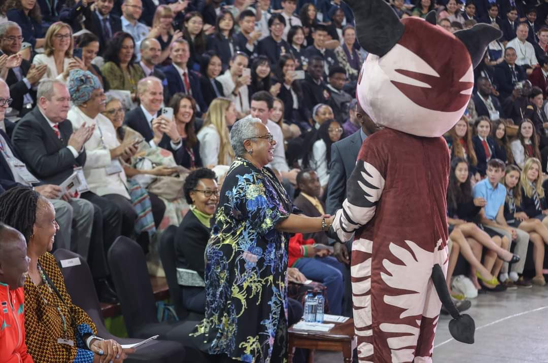 paulinenjoroge's tweet image. Today our former First Lady Mama Margaret Kenyatta was at Bomas of Kenya, where she officially opened  the 55th Annual Round Square National Conference (RSIC). 

The RSIC is an annual event run by, and for, students aged 16-18, and it moves around the world with students from…