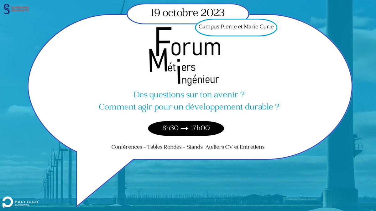 🌟 Découvrez le futur de l'ingénierie au Forum des Métiers d'Ingénieurs de Polytech le 19 octobre ! 🚀

- Présentations inspirantes ✨
- Échanges avec des experts de l'industrie 🗣️
- Stands d'entreprise et ateliers 🏢

#Polytech #Ingénieurs #ForumDesMétiers