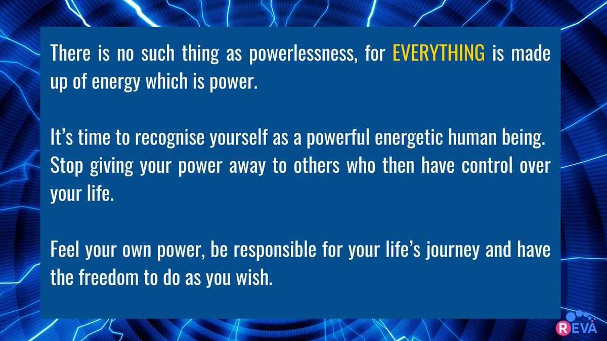 Time to change the disempowering self-beliefs. 

I am a powerful human being.
I am charged with the highest of vibrational energy
I am ready to do my most powerful work
I am fully in control of my power.

#selfbeliefs #empowerment #selfcontrol #freedom #highvibrationalenergy