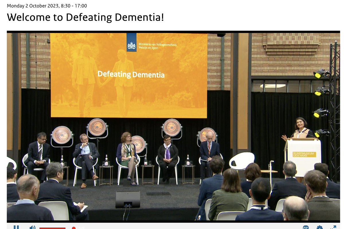 enbraplats's tweet photo. "Hope is becoming reality" and "it is time to step on the gas" @DrMariaALZ @alzassociation leading one of many interesting panels from  #DefeatingDementia        

Livestream https://t.co/jPnaBHSJO4
Learn about #diagnostics, #treaments and #prevention from a wide range of wise researchers and advocates like :

@MiiaKivipelto @CharlotteTeuni1 @BrusselsDC @PaolaBarbarino @AlzDisInt @AlzheimerAms @UKDRI @UNSW @Psych_Tech  @ministerLZS @CharlesScerri @AlzheimerEurope 
#alzheimer #EndAlz #dementia