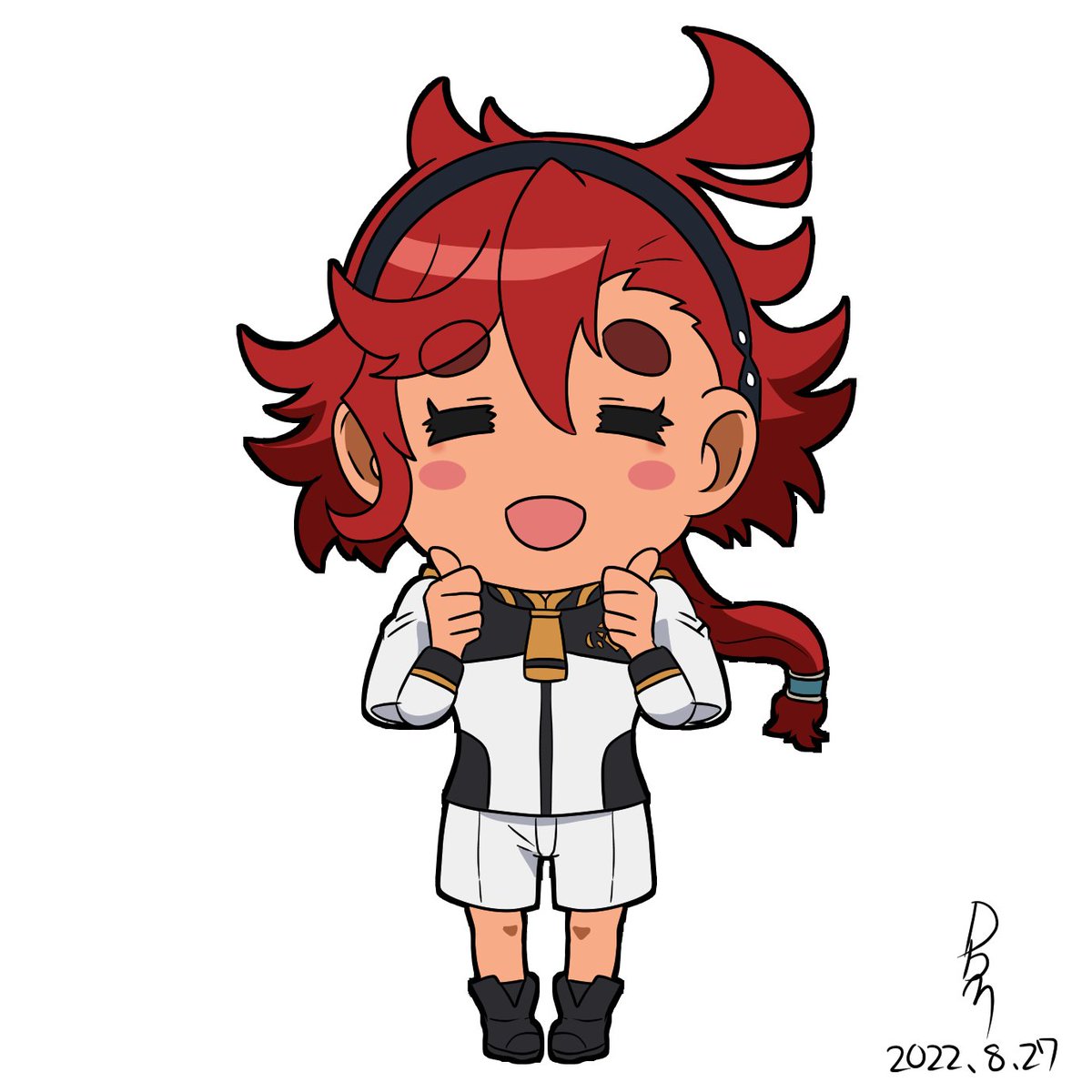 今日で機動戦士ガンダム水星の魔女放送1周年なので
過去絵再掲
#水星の魔女1周年 