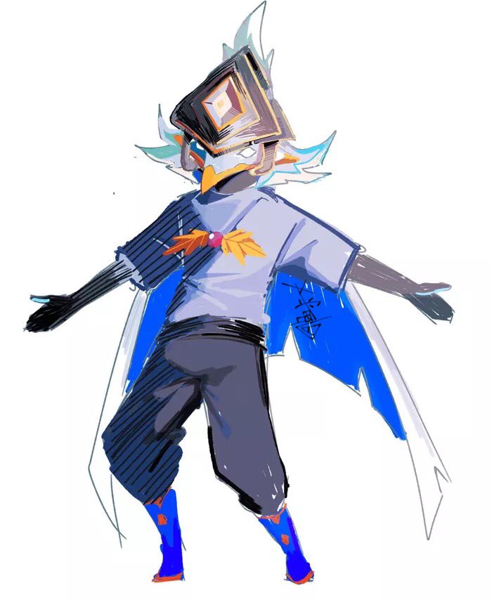 这是我的光遇oc，我真的非常非常喜欢他，他真的是太酷了
#skythatgame #sky星を紡ぐこどもたち #SkyChildrenOfTheLight