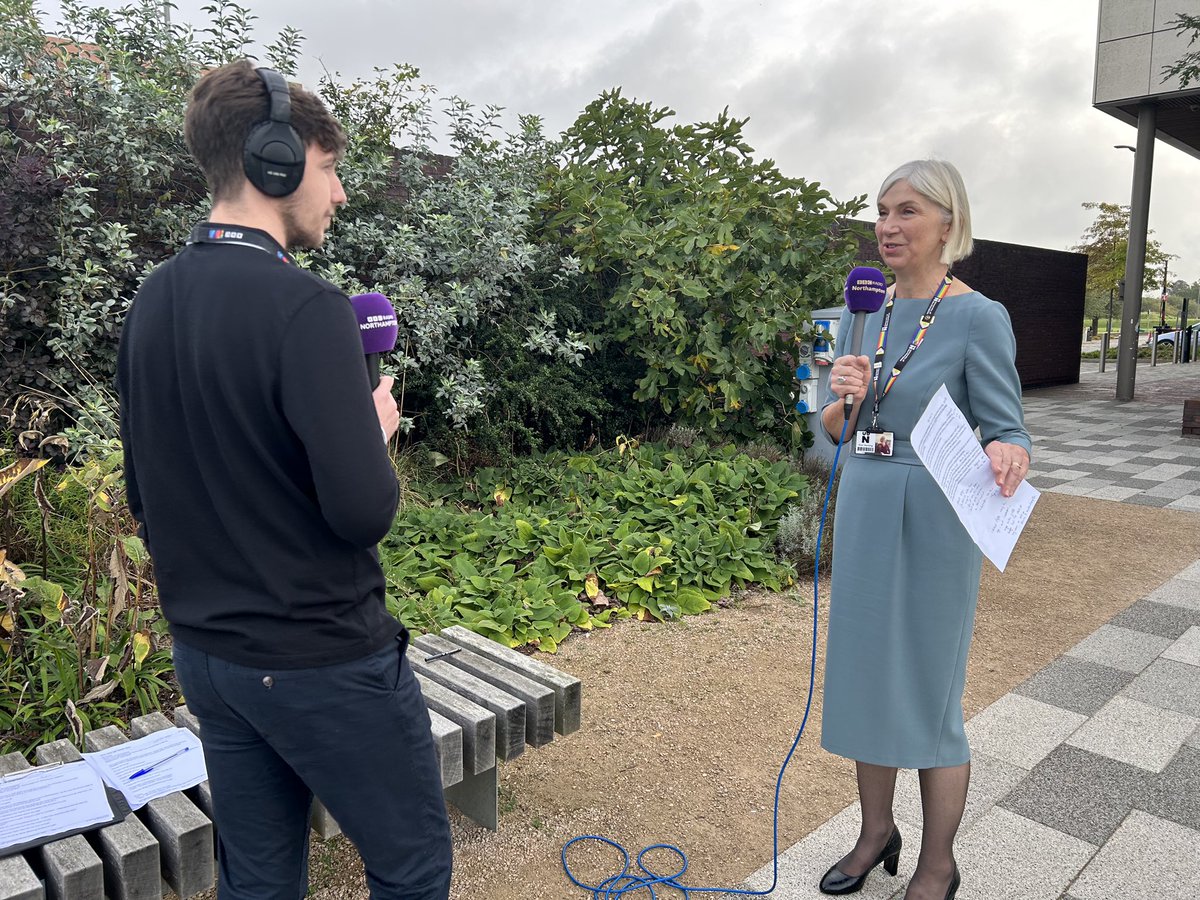 Started the week talking to @BBC Radio Northampton about the excitement of new academic year, supporting new and returning students with the cost of living, and the net value - financial and otherwise - of a @UniNorthants degree