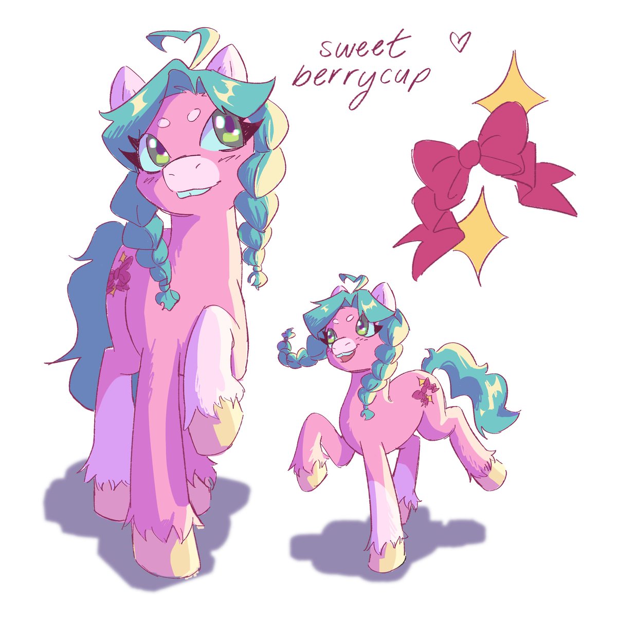 #PONYTOBER2023 (late) day 1: original character she’s the cutest >_<