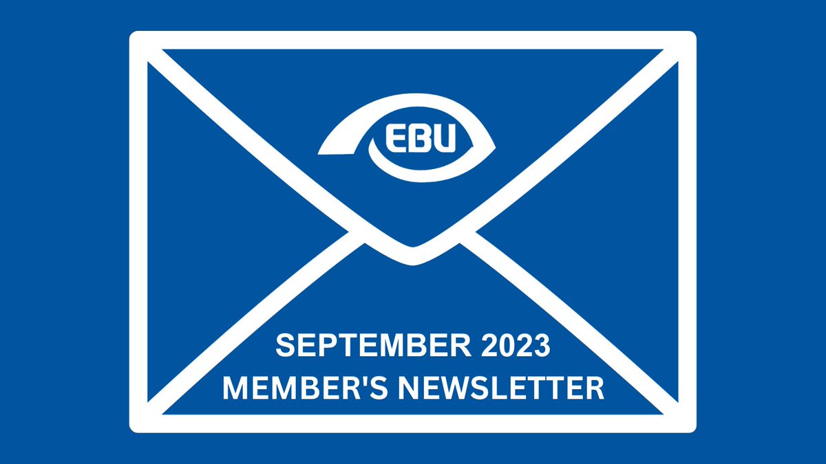 Are you interested in knowing more about EBU's National Members latest news? ✉️ Find out more about this by reading our September 2023 Member's Newsletter. 👉 You will find the source available on our website: tinyurl.com/dscbh29s