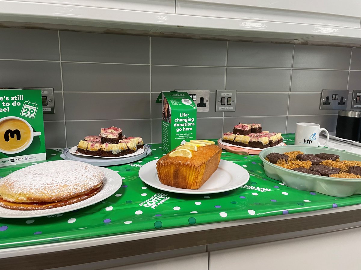 MacMillen Coffee Morning 2023

Well done Team KFP for coming together on Friday and taking part in our annual MacMillen Coffee Morning and KFP Bake Off competition.

Amazing generosity as always, for an equally amazing cause.

#MacMillan #Charity #Support