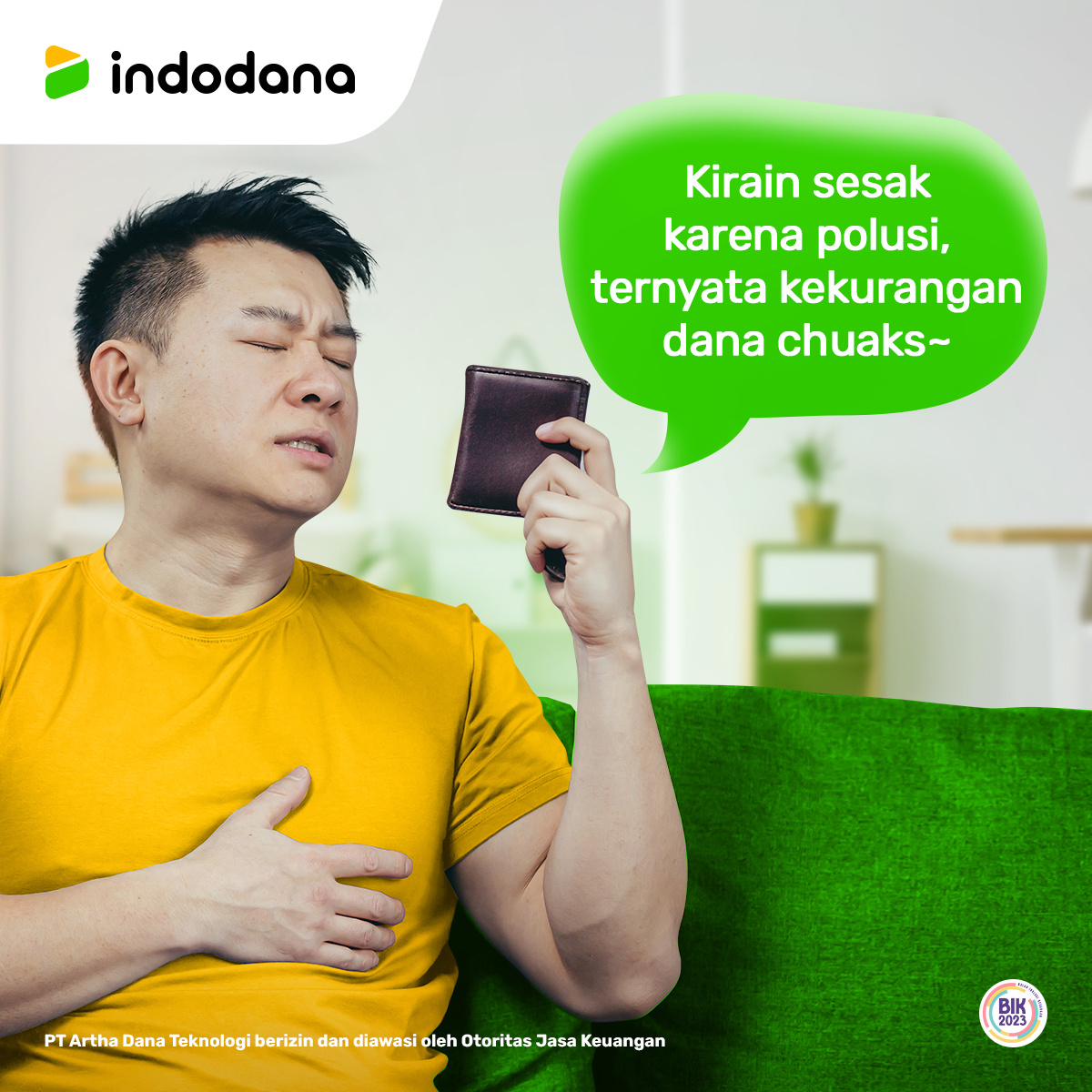 Pantesan Sesak ya Sob :D
Tapi tenang aja deh, kan ada Indodana!

#indodana #indodanaPayLater"
