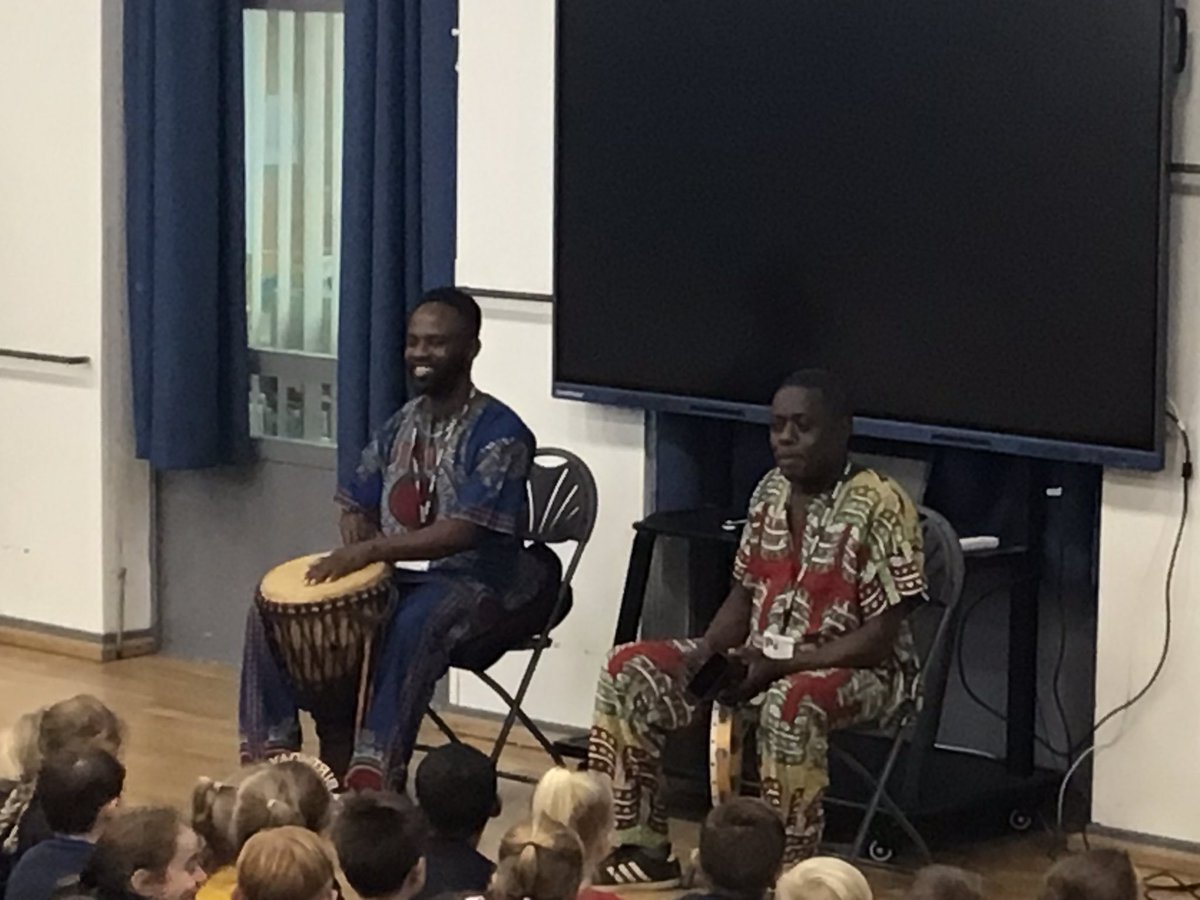 What a great start to the week - African Drumming and Dance Assembly and Workshops!