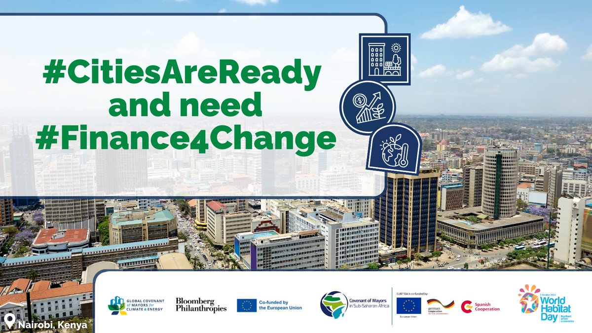 Cities, as drivers of growth &amp; hubs of innovation, are at the frontlines of the #climatecrisis. They're already taking action on #climatechange, but need increased access to finance to implement projects &amp; ensure #resilient economies. #CitiesAreReady &amp; need #Finance4Change #WHD