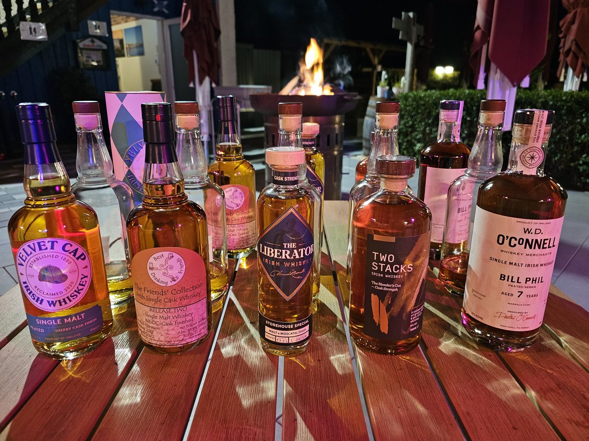 Gockel (@irlwhiskeystout) on Twitter photo Fantastic Blind Tasting evening with Mareike yesterday. In addition to her own <a href="/IrishWhiskeys/">Irish Whiskeys</a> BDF #IrishWhiskey โ๏ธ, we also had to find out the Whiskeys from @CapVelvet, <a href="/LiberatorIrish/">The Liberator Irish Whiskey</a> @Twostackswhisky and <a href="/OConnellWhiskey/">W.D. OโConnell Whiskey Merchants</a>. It was an exciting evening. #SundayNightSup Fantastic Blind Tasting evening with Mareike yesterday. In addition to her own <a href="/IrishWhiskeys/">Irish Whiskeys</a> BDF #IrishWhiskey โ๏ธ, we also had to find out the Whiskeys from @CapVelvet, <a href="/LiberatorIrish/">The Liberator Irish Whiskey</a> @Twostackswhisky and <a href="/OConnellWhiskey/">W.D. OโConnell Whiskey Merchants</a>. It was an exciting evening. #SundayNightSup