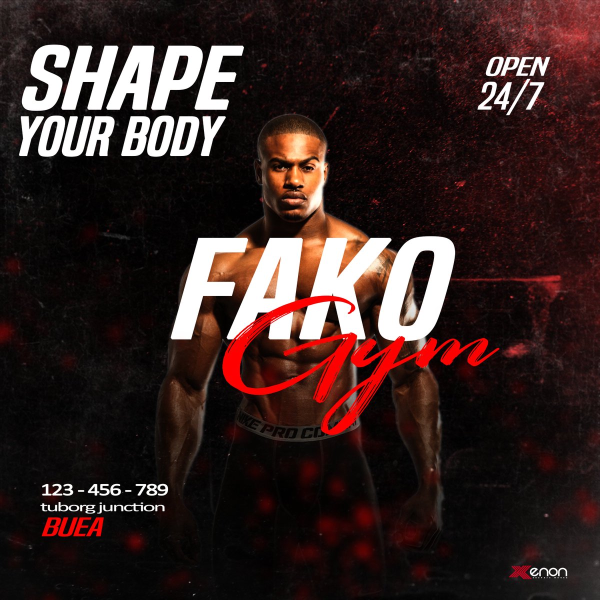 Exercise is not only key to physical health but to peace of mind!
Like what you see? Brand with us today🤩
#fitnessdesign #xenonmediacm #newmonth #positivity #creativity #october #fakogym #Buea