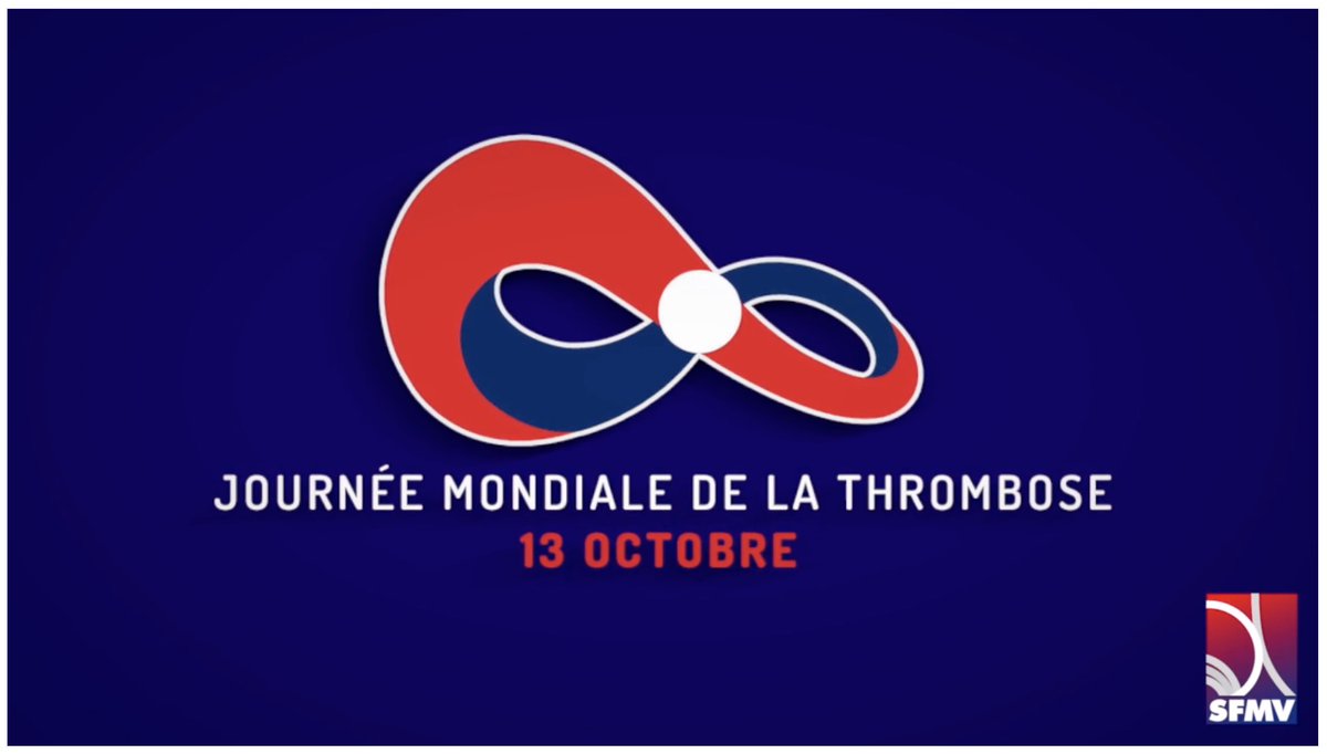 Le 13 Octobre la SFMV soutient la Journée Mondiale de la Thrombose ... Et vous savez-vous ce qu'est une thrombose ? Rendez-vous le 13/10/2023 #WTD2023 #WTD