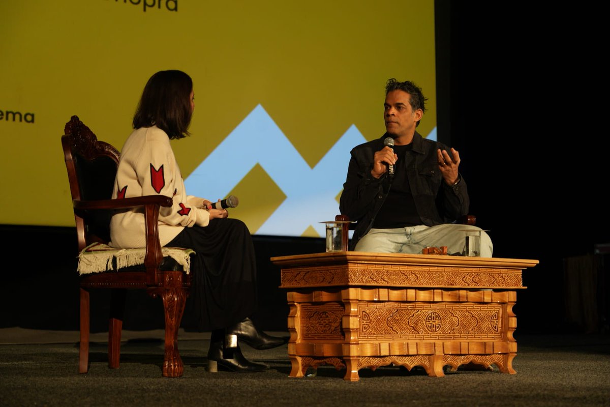 DIPR_Leh's tweet image. Day 4 l #THFF2023

The Art of Getting Started, a conversation with Vikramaditya Motwane, director of #Jubilee screened at #THFF.
#CelebratingHimalayanCinema

@THFFLadakh @anupamachopra