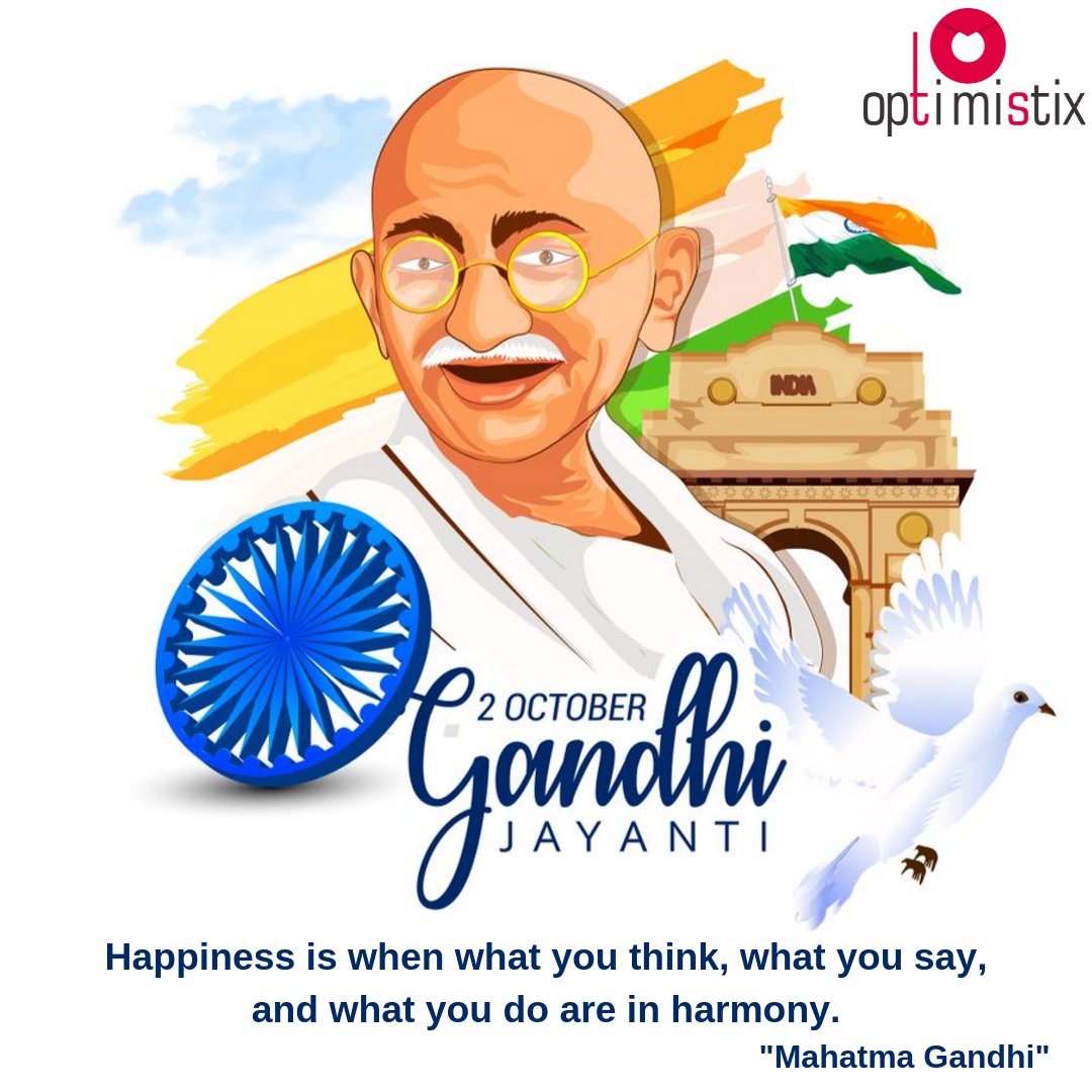 OptimistixMedia's tweet photo. #MahatmaGandhi #gandhijayanthi #Bharat https://t.co/93OfpAnYI5