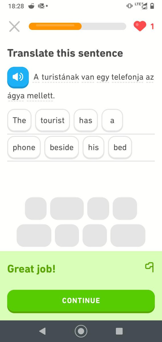 jimregan's tweet photo. Sometimes I feel like Duolingo is telling a story https://t.co/5LZx2JcNvQ