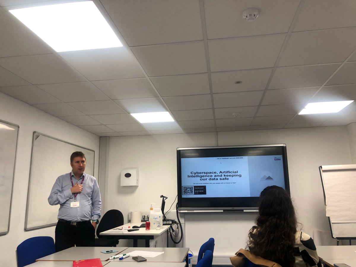 Thank you to all who attended our event ‘ Friend or Foe - how do we really know who we are dealing with in cyberspace’ last night.
 
Special thanks to <a href="/Paul/">Paul Rollo</a> Sant for his insightful talk making us all more cyber aware! Thank you also to Sandie Gaines and ULaw for hosting.