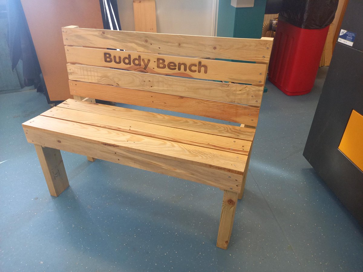 KHSDesign💡 (@designkhs) on Twitter photo S3 (now S4) D&M pupils used their skills to manufacture a ‘Buddy Bench’ made mainly from reclaimed wood. Bench will be at <a href="/OxgangPs/">Oxgang Primary School</a> soon! S3 (now S4) D&M pupils used their skills to manufacture a ‘Buddy Bench’ made mainly from reclaimed wood. Bench will be at <a href="/OxgangPs/">Oxgang Primary School</a> soon!