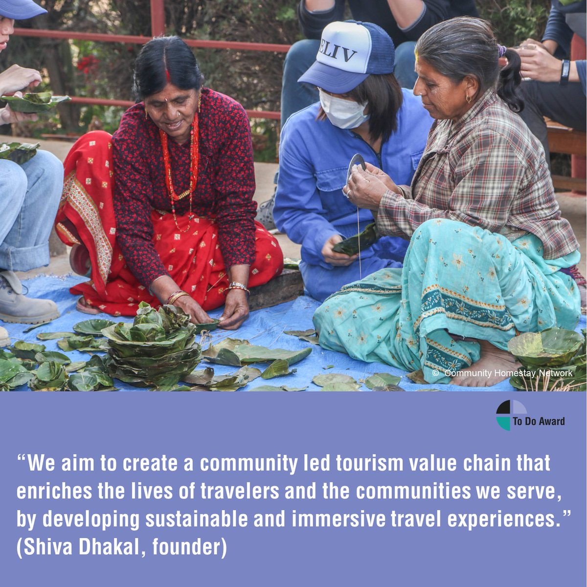 Heading into the weekend inspired by the vision of our third TO DO Award finalist, Communityhomestaynetwork.  Their mission resonates deeply with our core values. Wishing everyone an enriching weekend.#nepal #homestays #communitybasedtourism #socialresposibletourism #coregoals