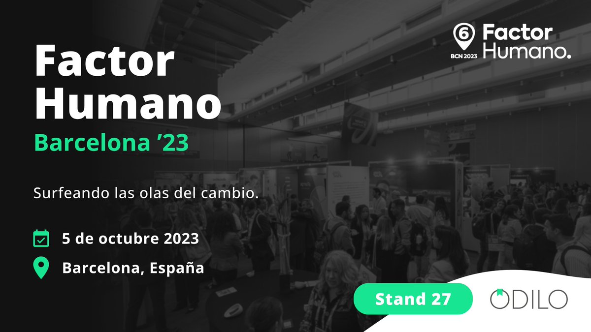 LetminoAI's tweet photo. 🏄El 5 de octubre, estaremos surfeando las olas del cambio en @FactorHumano_es Barcelona '23. Un evento clave para directores y profesionales de RRHH. Visítanos en el #stand27 y descubre por qué el aprendizaje ES ILIMITADO. ¡Te esperamos!
#AprendizajeIlimitado #CongresoFH @ifaes https://t.co/oj11x5vMlx