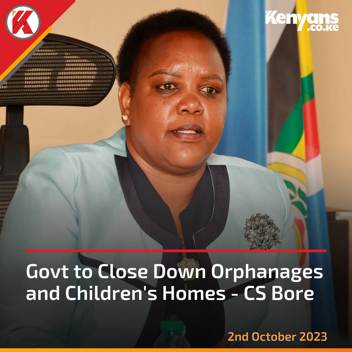 Kenyans's tweet photo. Govt to close down orphanages and children's homes - CS Bore https://t.co/YJBUV2I8O9