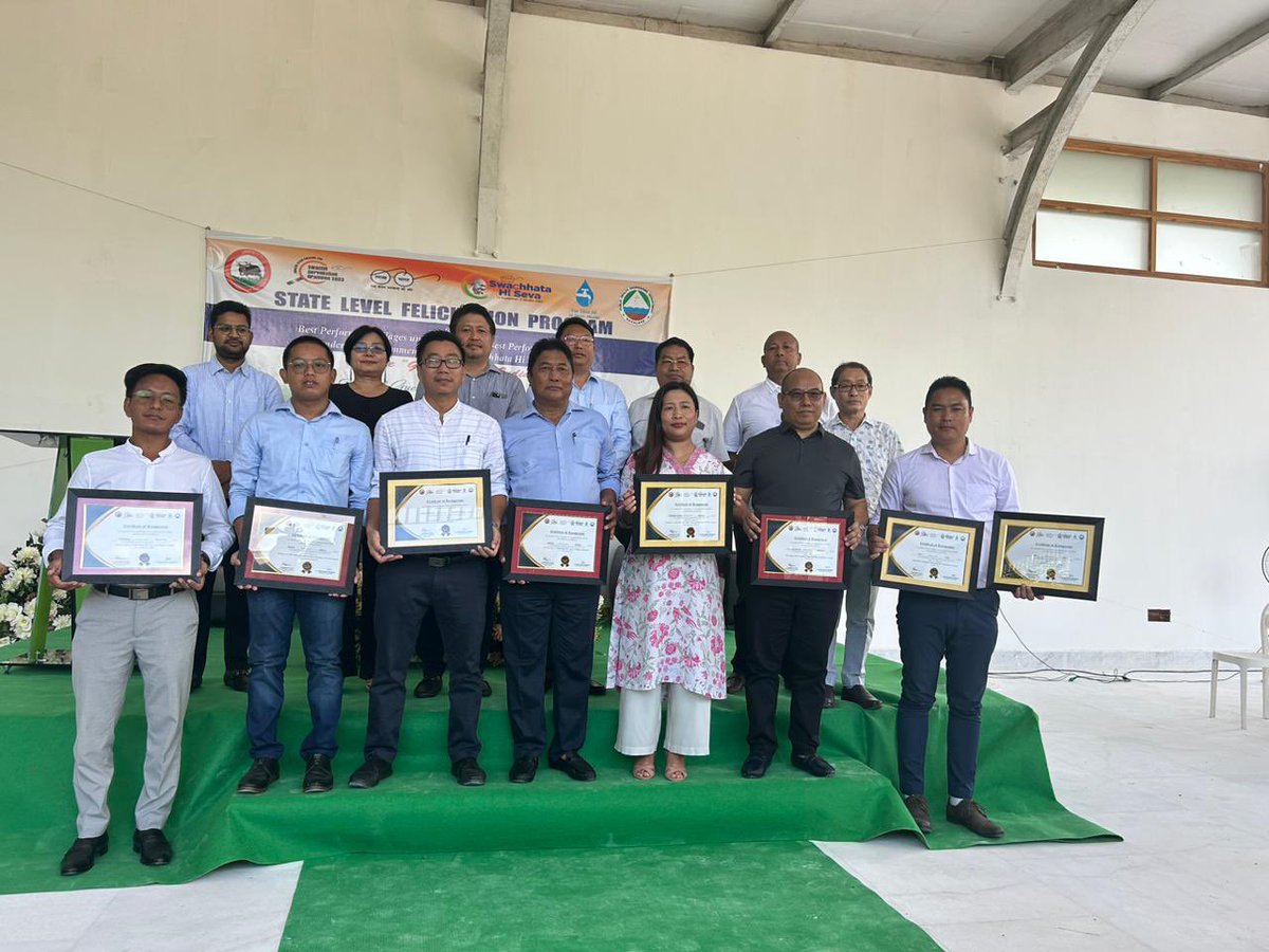 JJM_Nagaland's tweet photo. Smti. Sara S Jamir DC Niuland and Shri Sachin Jaiswal DC Dimapur. Officials from Urban Development Department also attended the programme 
Dated 2.10.23 https://t.co/VtAe3moYgY