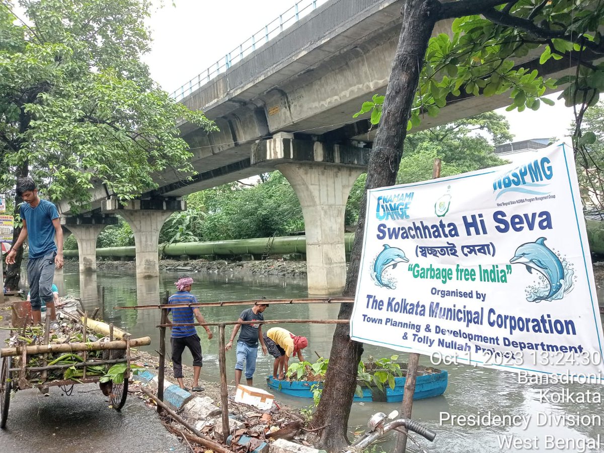 Cleanliness Drive along with various Mass Awareness Campaign &amp; activities during 'Swachhata Hi Seva Campaign' organised in the Ganga River Basin of West Bengal as well as at our STP sites. A flagship Program under aegis of WBSPMG.