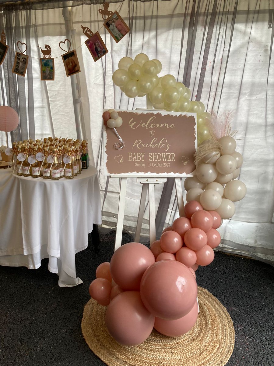 WcLena's tweet photo. Set up for a client baby shower this weekend , so happy with how it turned out  small business @Balloons&amp;Dreams https://t.co/Yz7cD8nDQr
