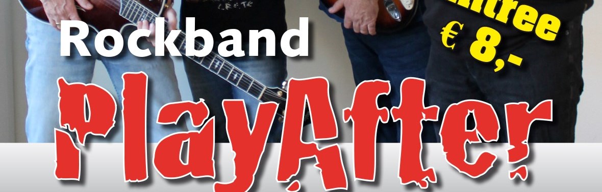 Live muziek op zondag 8 oktober, met de rockband 'Playafter' dlvr.it/SwsxLm