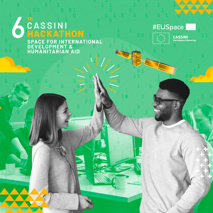 cdeualmeria's tweet photo. 🚀 ¿Eres un innovador con pasión por desarrollar soluciones sostenibles?
🔜 Participa en el 6º #CassiniHackathon y dale un nuevo uso a las tecnologías de #EUSpace:
📅 3-5 de noviembre
📍 11 localizaciones en toda #Europa
👇Inscripciones:
https://t.co/ApyvzIlu5v https://t.co/NHGCVZcR0s
