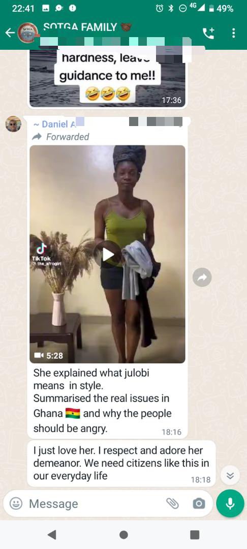 I’m excited about the little victories. My video on the #OccupyJulorbiHouse on TikTok has been shared multiple times on WhatsApp platforms that have our parents mates on and we have their support ❤️
 vm.tiktok.com/ZMja5w8XH/