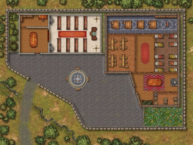 HeathenMyself's tweet photo. I finished this last night but forgot to post it. #maptober day 1 Temple of Fate! I kinda went too large on it but I really like how it turned out. Still need to add some extra details and shadows let me know what you think! 

@inkarnaterpg #dnd #dnd5e #ttrpg #maptober2023 https://t.co/V8ZdloJ7CH