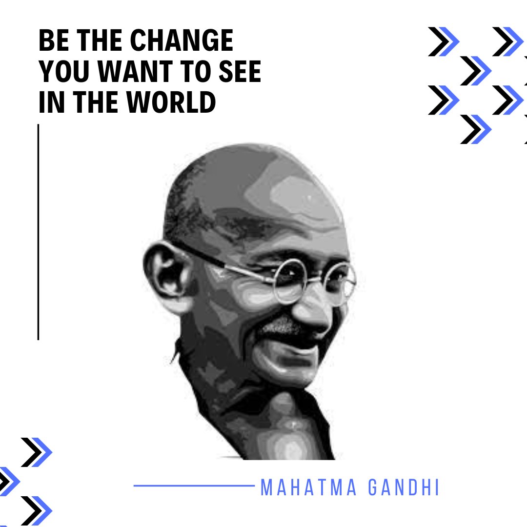 On this #GandhiJayanti, let's remember the teachings of the Mahatma and strive for a world filled with peace, truth, and non-violence. 

Happy Gandhi Jayanti!