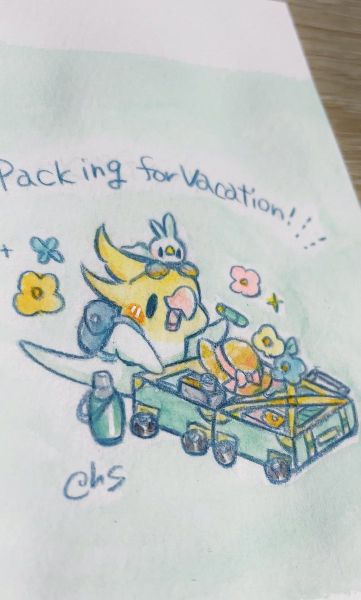 「きょうの! 」|はなのすみれ🐤🦜のイラスト