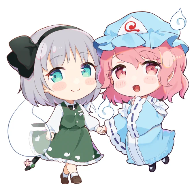 アクスタにするゆゆみょんちゃんが可愛く描けたので見て