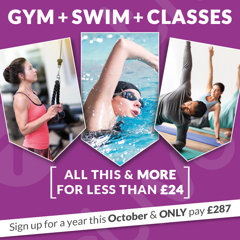 In October, we're offering a 1 year's Activo Membership for only £287 - less than £24 a month! 

Our membership includes...
🏋️‍♂️4 gyms
🏊3 swimming pools
🧘100+ fitness classes
🏃‍♀️Athletics track
🎁And so much more!

To sign up, check out the link below:
pendleleisuretrust.co.uk/about/news/oct…