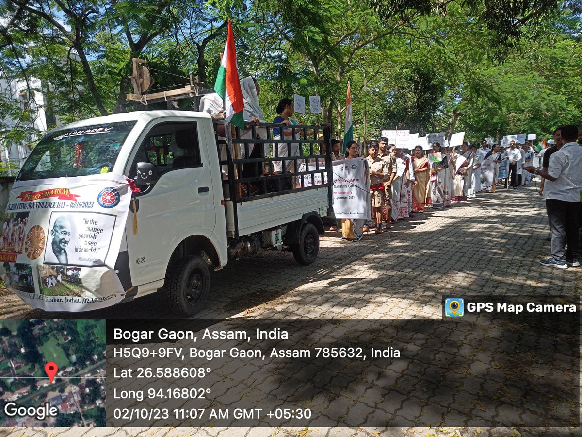 dietjorhat_'s tweet photo. Peace March on the occasion of Birth Anniversary of Mahatma Gandhi # International Day of Non Violence on 2nd oct,2023 @ncteDelhi @EduMinOfIndia @ncert @SCERT_Assam @Samagra_Assam @SCERT_Assam @CMOfficeAssam @ranojpeguassam https://t.co/ytj4tR9ylr
