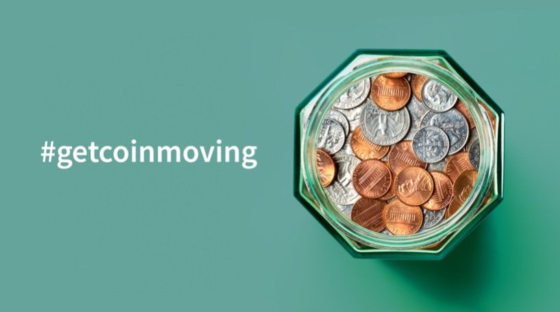 getcoinmoving's tweet photo. October is Get Coin Moving Month! For millions of Americans, cash is their only form of payment. If you have coin sitting in your house or car- bring it in for deposit, spend it, exchange or donate it to help #getcoinmoving through the economy. #everycoincounts #keepcoinmoving https://t.co/LrNym4t5HF